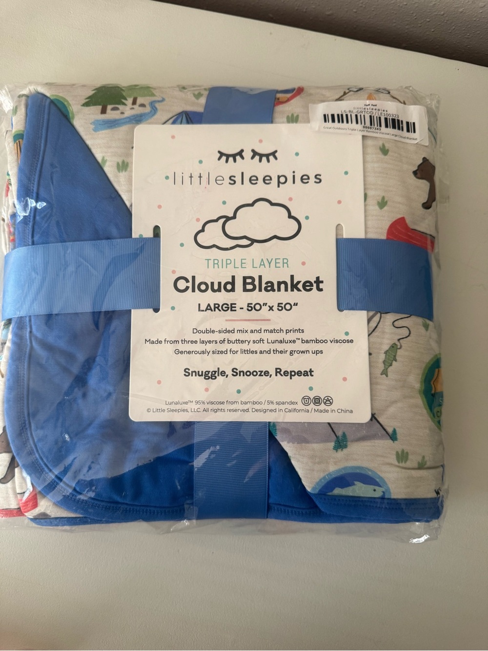 Little Sleepies Great Outdoors Blanket